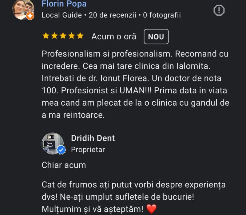 Recenzie Pacient