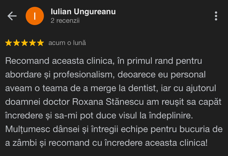 Recenzie Pacient