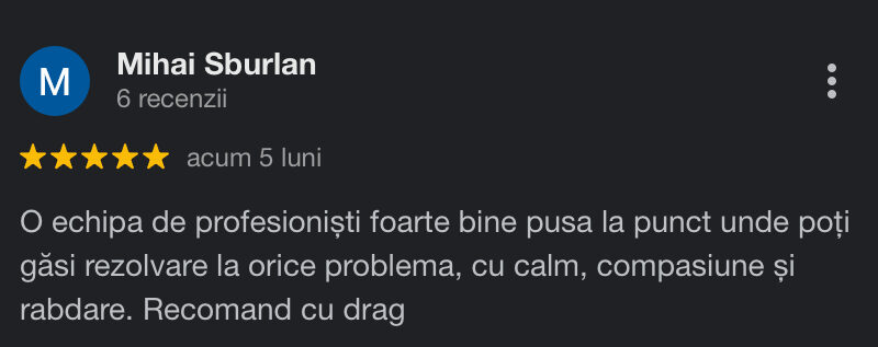 Recenzie Pacient