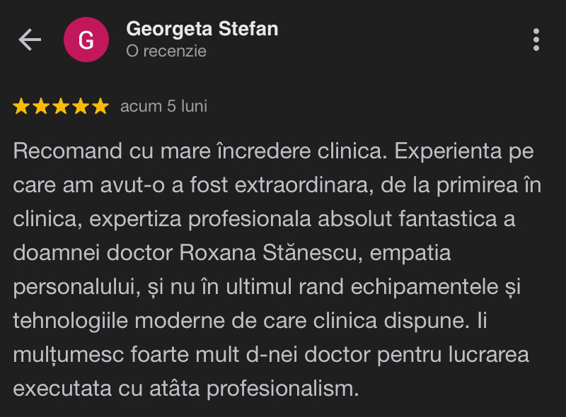 Recenzie Pacient