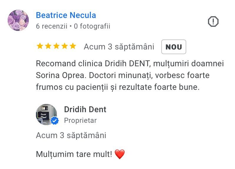 Recenzie Pacient